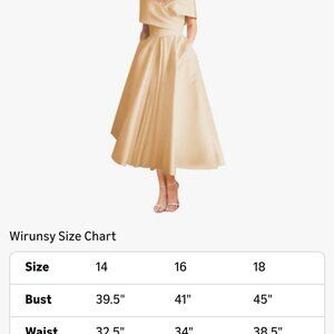 Tea length Off the Shoulder Satin Dress